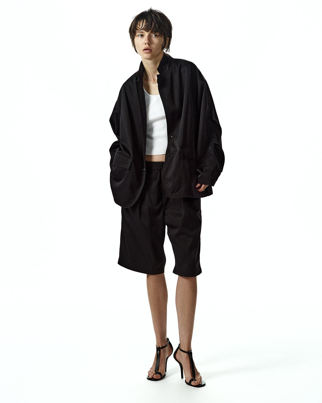 W's TECH LOOSE 2B JACKET TWILL