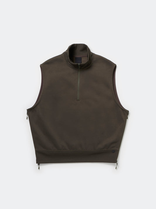 W's TECH SWEAT ZIP VEST PULLOVER