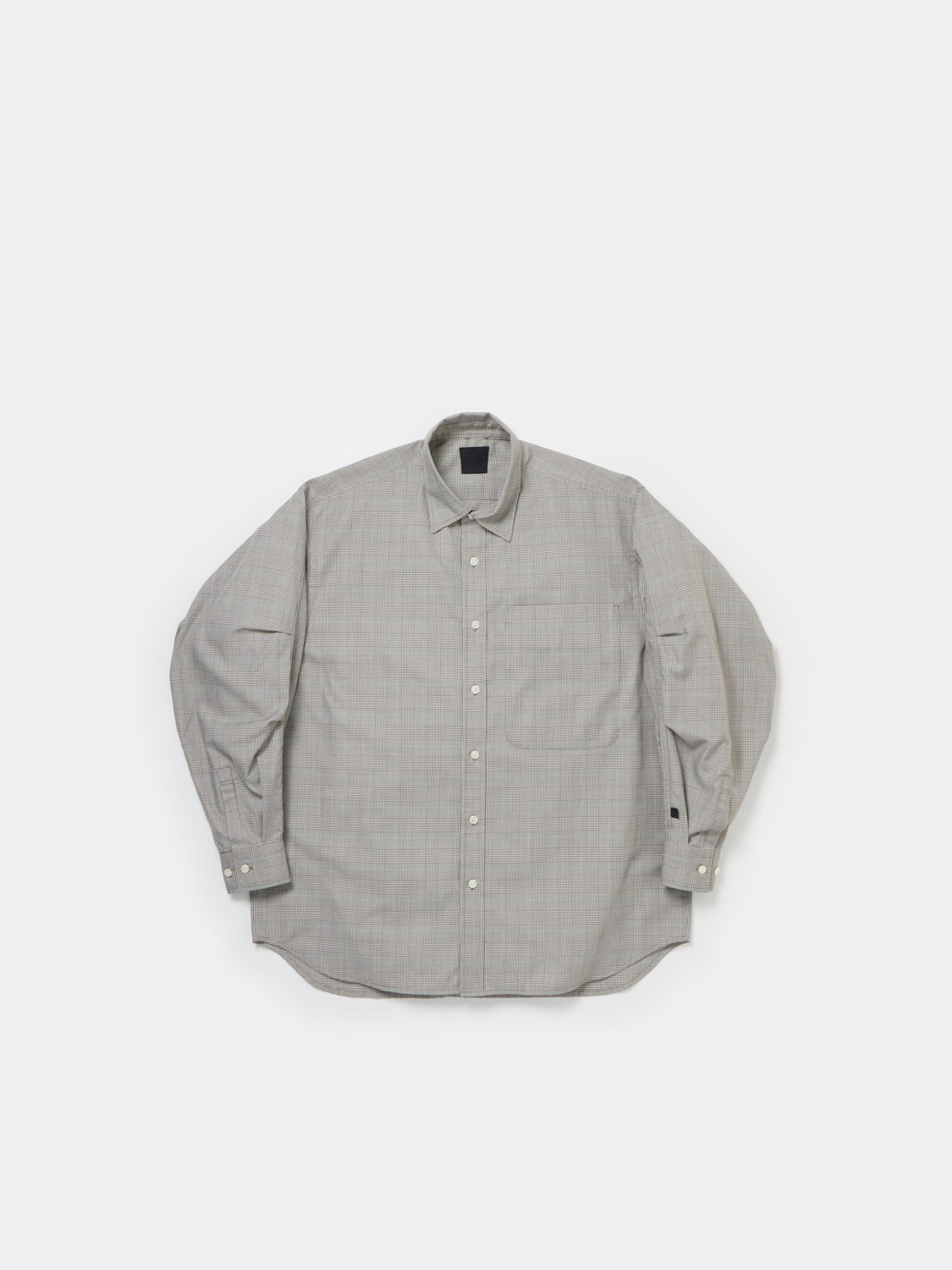 W's TECH REGULAR COLLAR SHIRT L/S GLEN CHECK