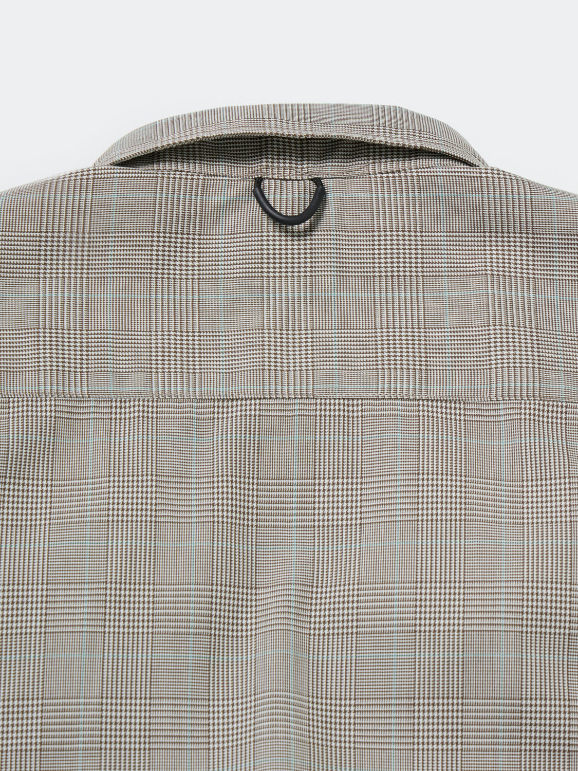 W's TECH REGULAR COLLAR SHIRT L/S GLEN CHECK