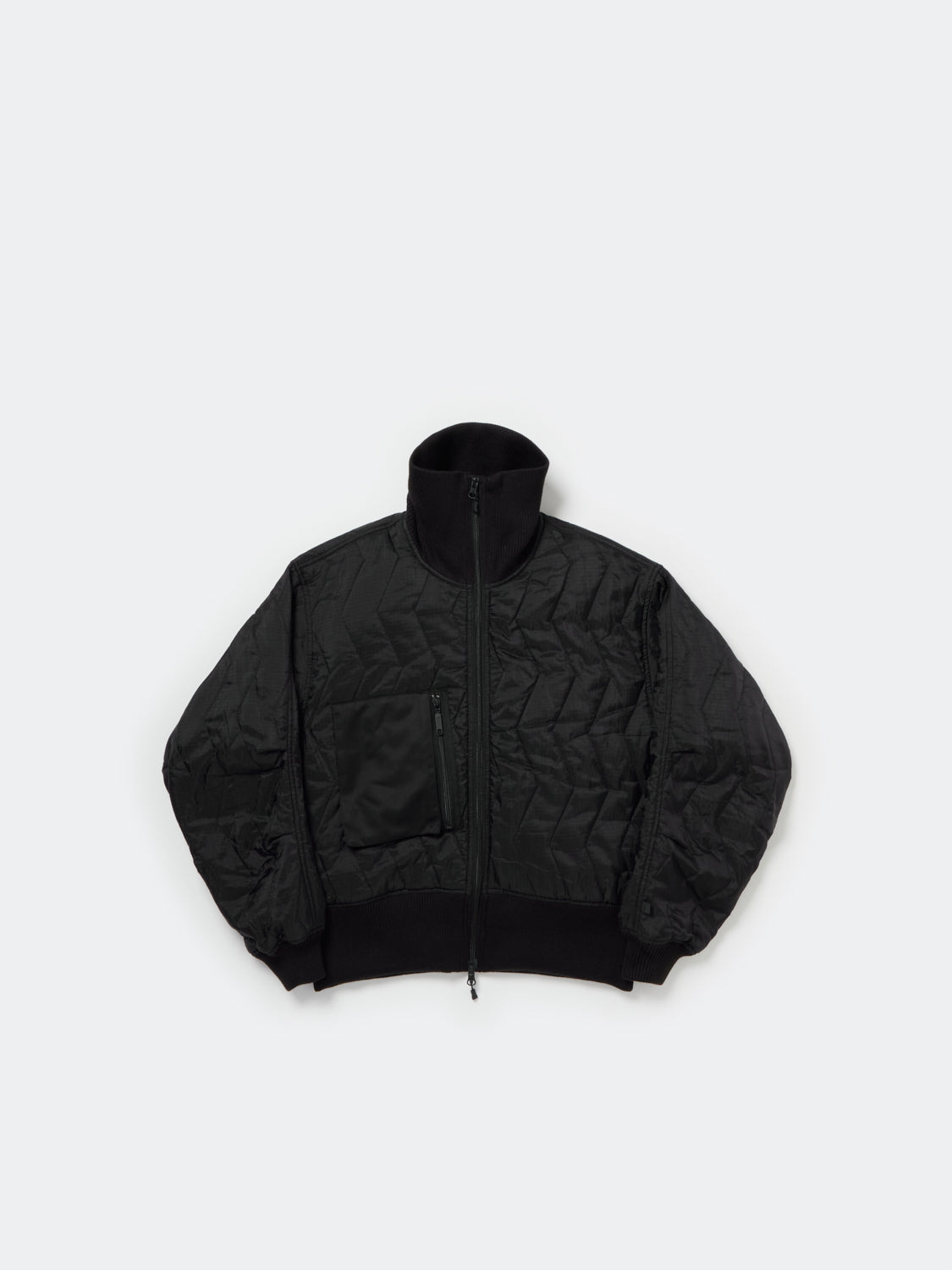 W's TECH ARMY QULTING HIGH NECK JACKET