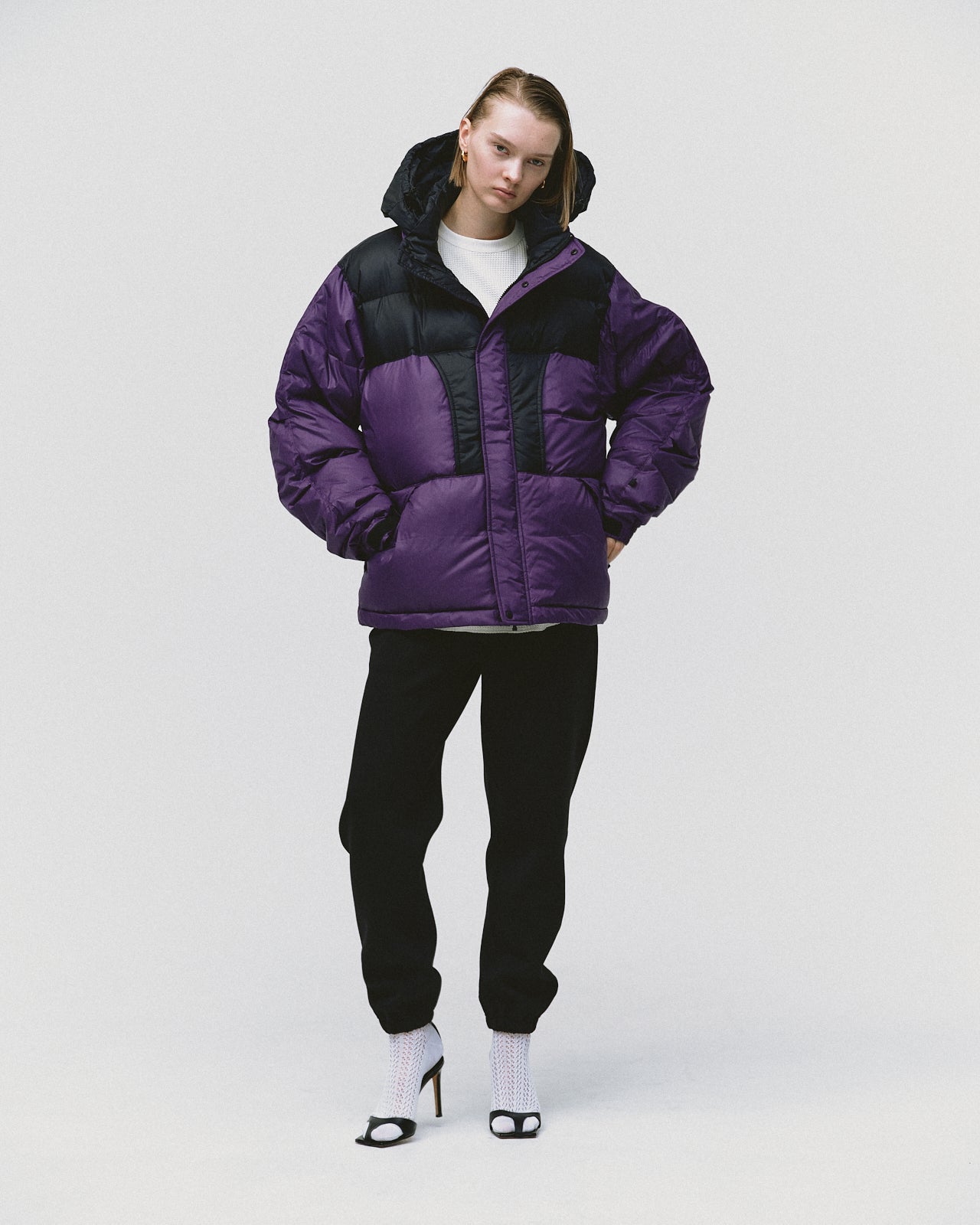 W's TECH 2TONE DOWN JACKET