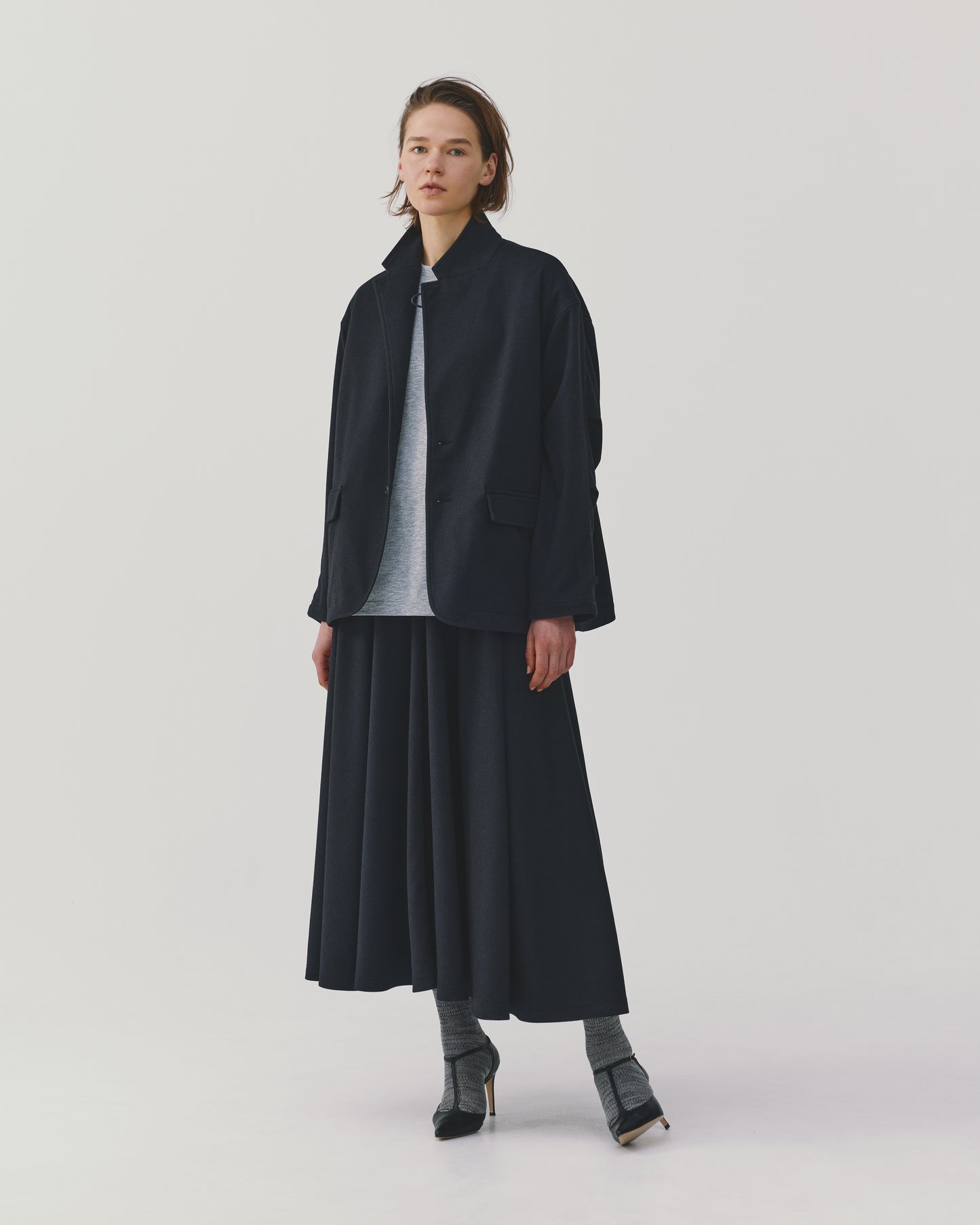 W's TECH LOOSE 2B JACKET FLANNEL