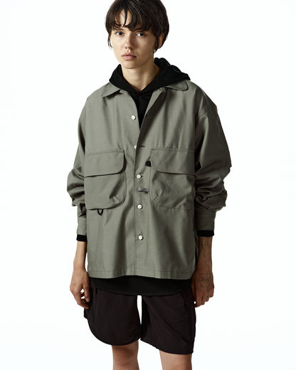 W's TECH SPORTS OPEN COLLAR SHIRT L/S