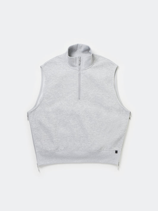 W's TECH SWEAT ZIP VEST PULLOVER