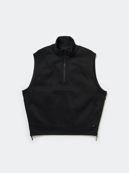 W's TECH SWEAT ZIP VEST PULLOVER