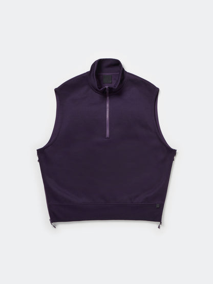 W's TECH SWEAT ZIP VEST PULLOVER