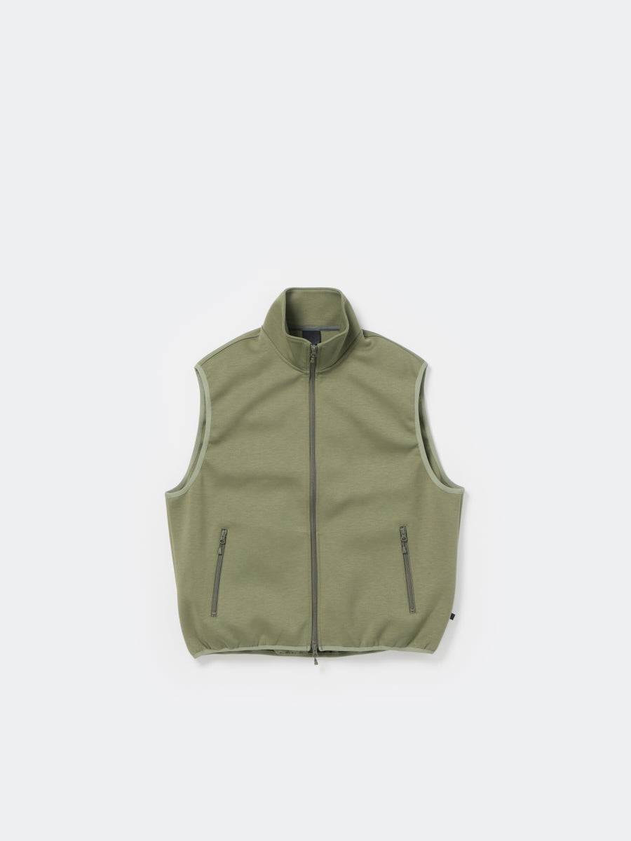 TECH SCUBA KNIT STAND COLLAR VEST