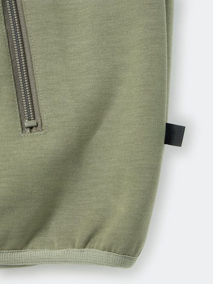 TECH SCUBA KNIT STAND COLLAR VEST