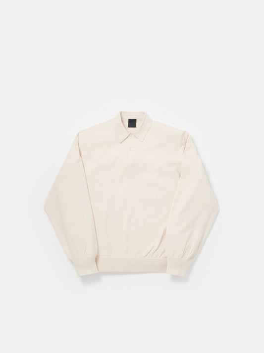 W's TECH KNIT POLO L/S Brewed Protein