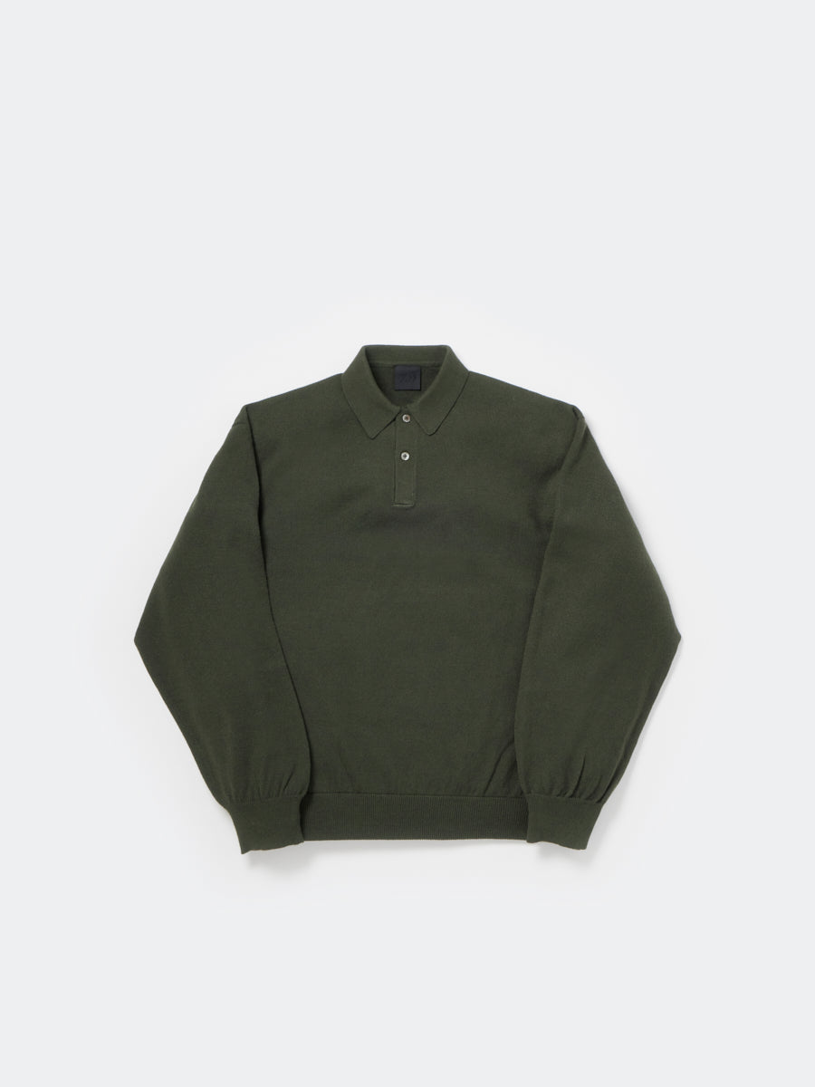 TECH KNIT POLO L/S Brewed Protein