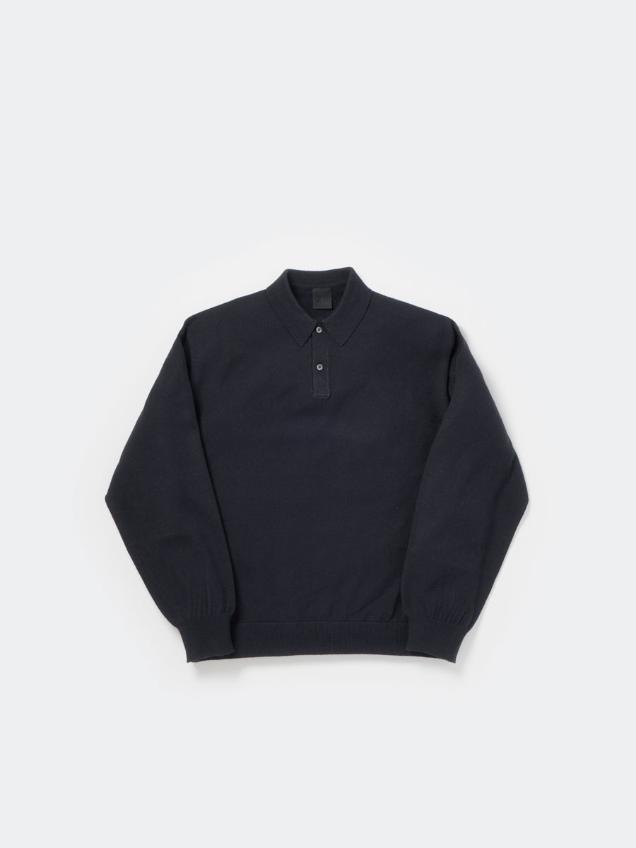 TECH KNIT POLO L/S Brewed Protein