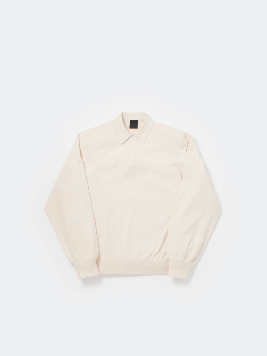 TECH KNIT POLO L/S Brewed Protein