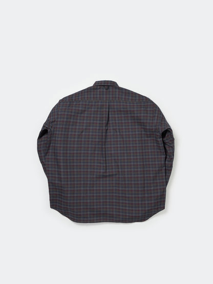 W's TECH BUTTON DOWN SHIRT L/S TATTERSALL