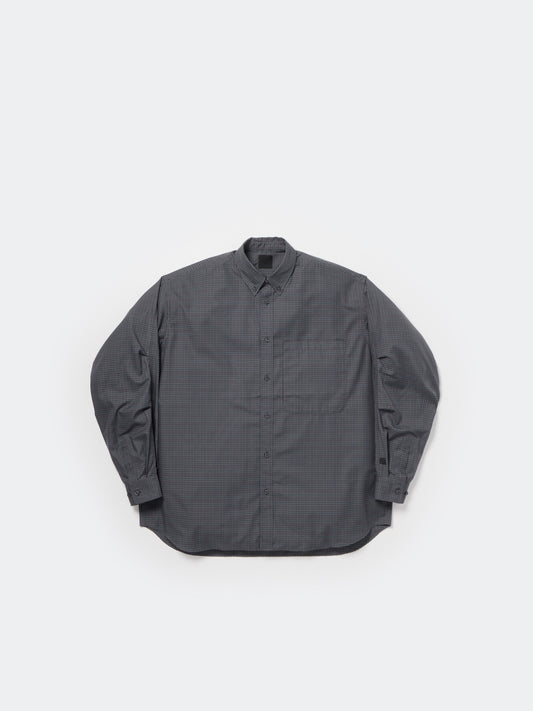 W's TECH BUTTON DOWN SHIRT L/S GREN PLAID