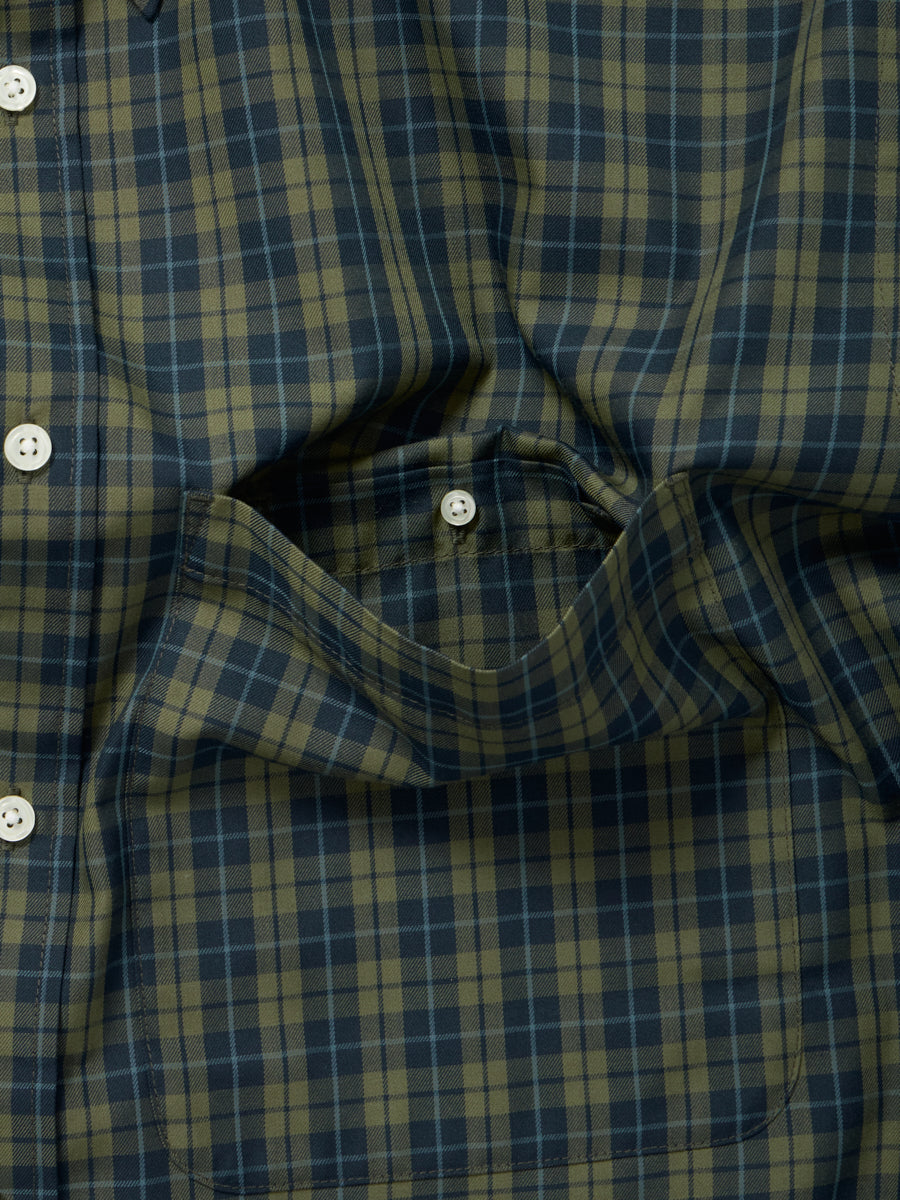 TECH BUTTON DOWN SHIRT L/S PLAIDS