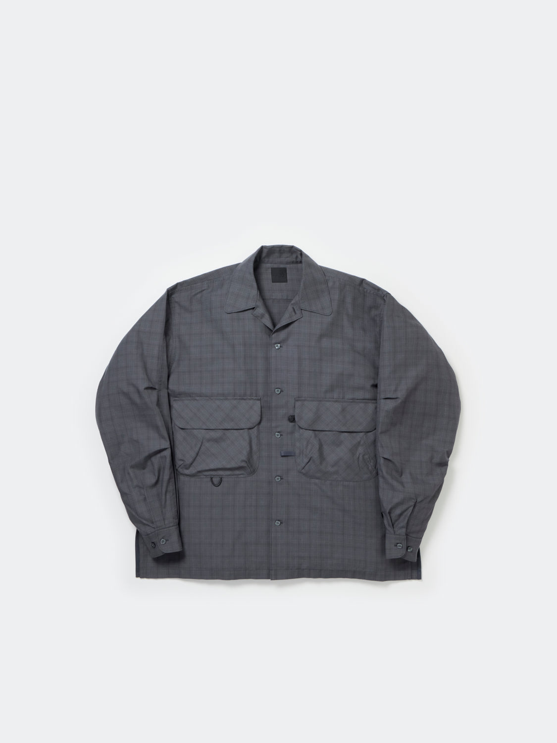TECH SPORTS OPEN COLLAR SHIRT L/S NOVA CHECK