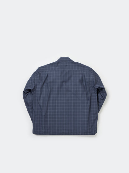 TECH SPORTS OPEN COLLAR SHIRT L/S NOVA CHECK