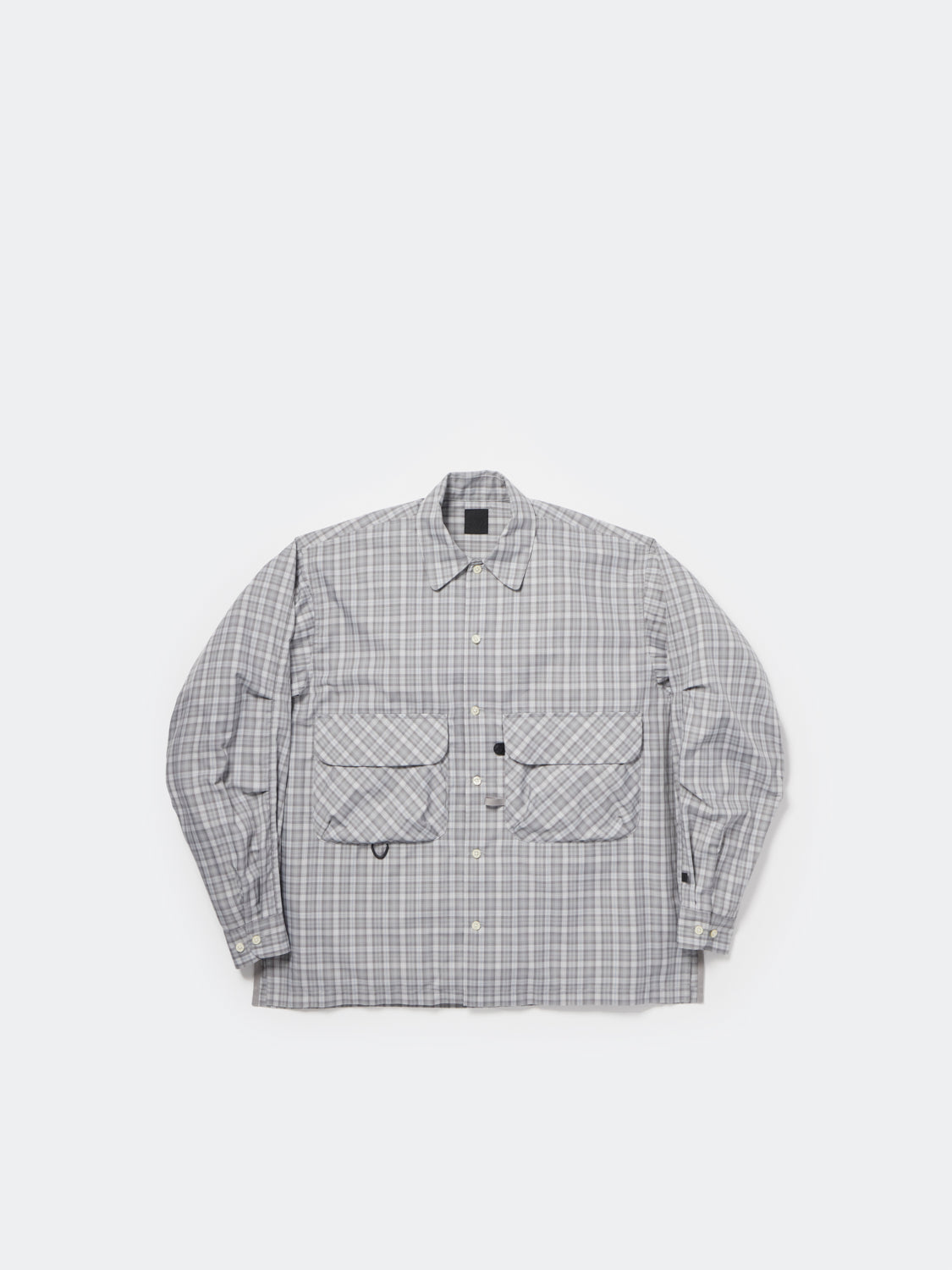 W's TECH SPORTS OPEN COLLAR SHIRT L/S GREN PLAID