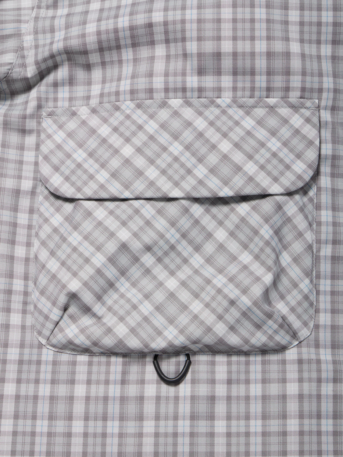 W's TECH SPORTS OPEN COLLAR SHIRT L/S GREN PLAID