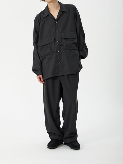 model：H181, C89, W68, H83, Lサイズ着用