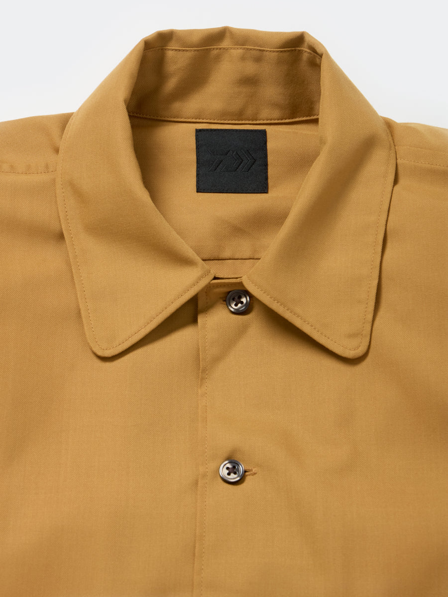 TECH SPORTS OPEN COLLAR SHIRT L/S SOLID