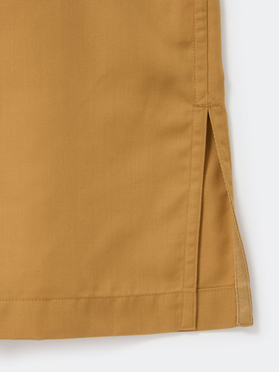 TECH SPORTS OPEN COLLAR SHIRT L/S SOLID