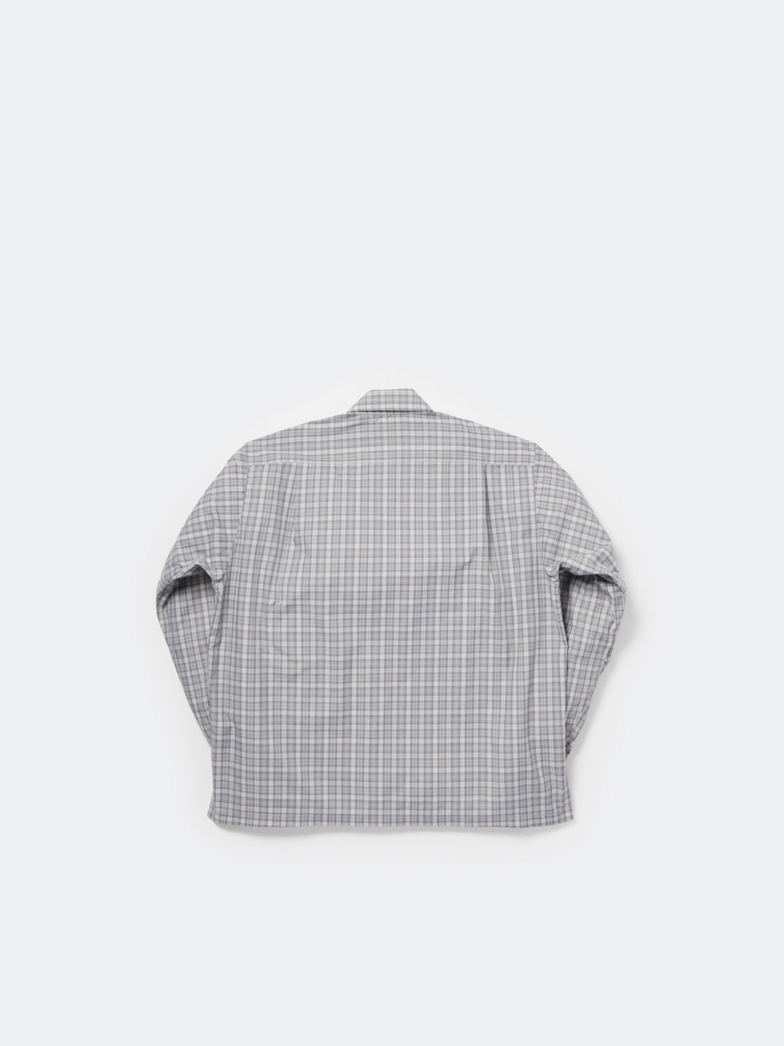 TECH SPORTS OPEN COLLAR SHIRT L/S GREN PLAID