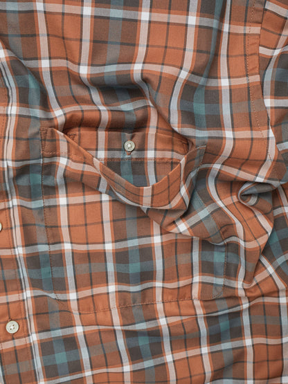 TECH BUTTON DOWN SHIRT L/S TARTAN PLAIDS