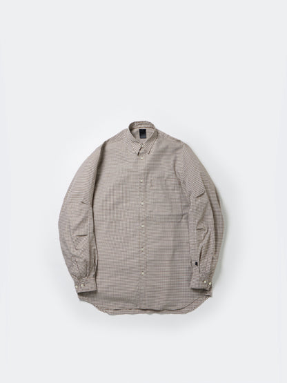 W's TECH REGULAR COLLAR SHIRT L/S TATTERSALL