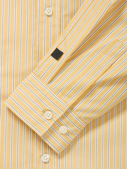 W's TECH REGULAR COLLAR SHIRT L/S STRIPE