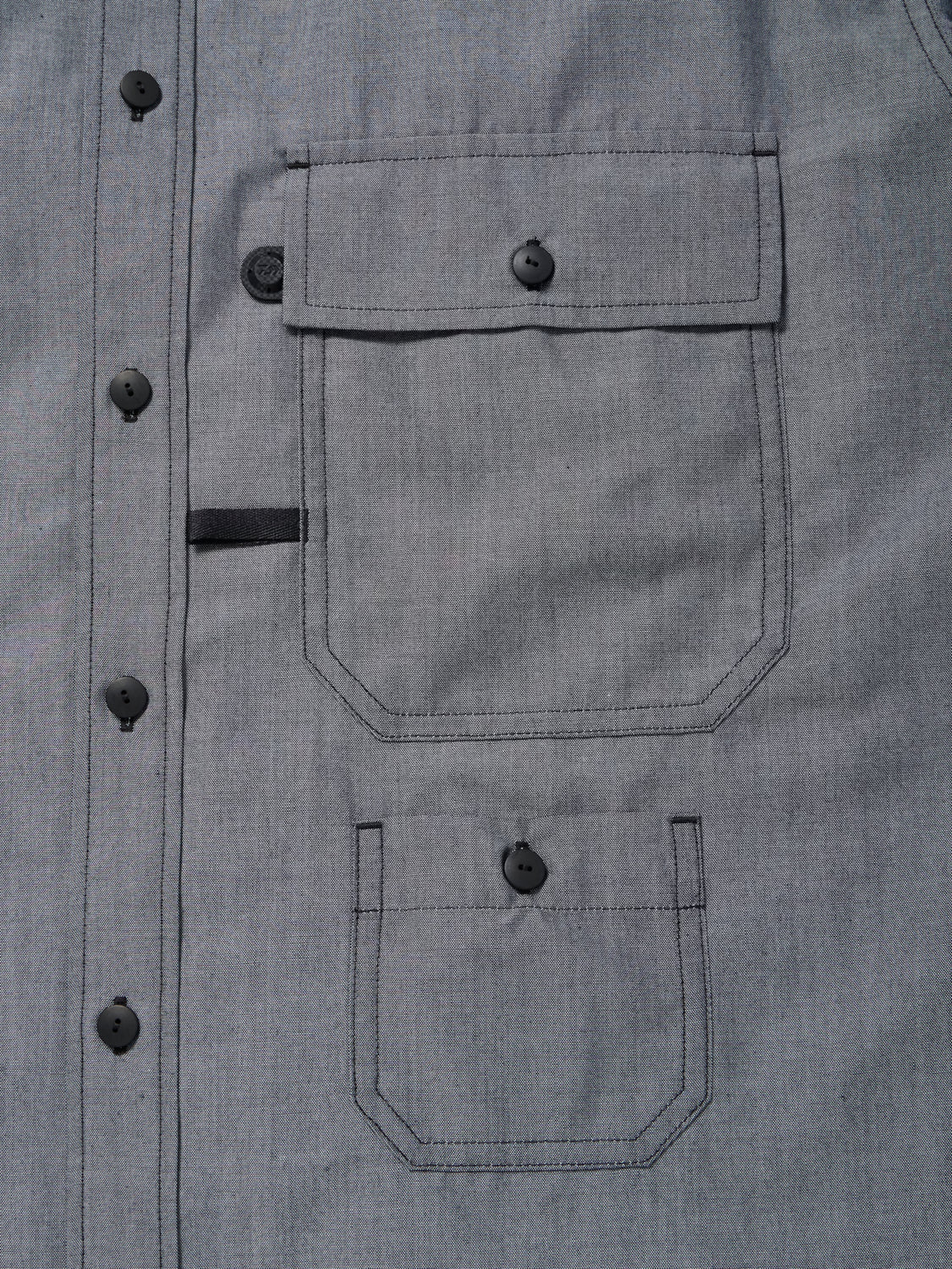 W's TECH MULTI POCKET CHAMBRAY SHIRT L/S