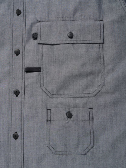 W's TECH MULTI POCKET CHAMBRAY SHIRT L/S