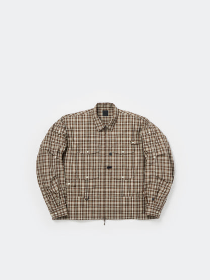 W's TECH ZIP ANGLER SHIRT L/S PLAIDS