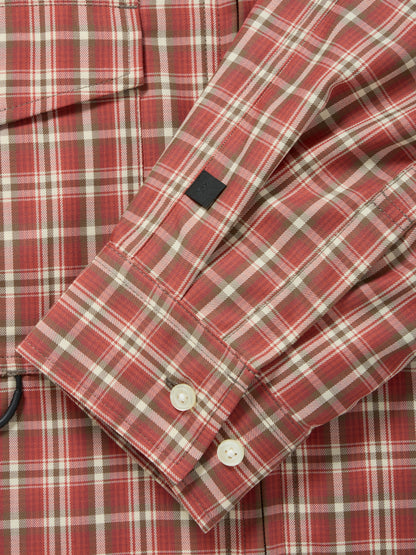 W's TECH ZIP ANGLER SHIRT L/S PLAIDS