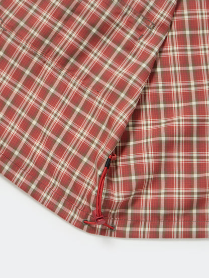 W's TECH ZIP ANGLER SHIRT L/S PLAIDS