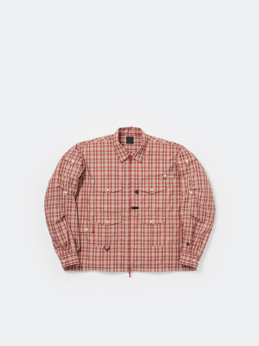 TECH ZIP ANGLER SHIRT L/S PLAIDS
