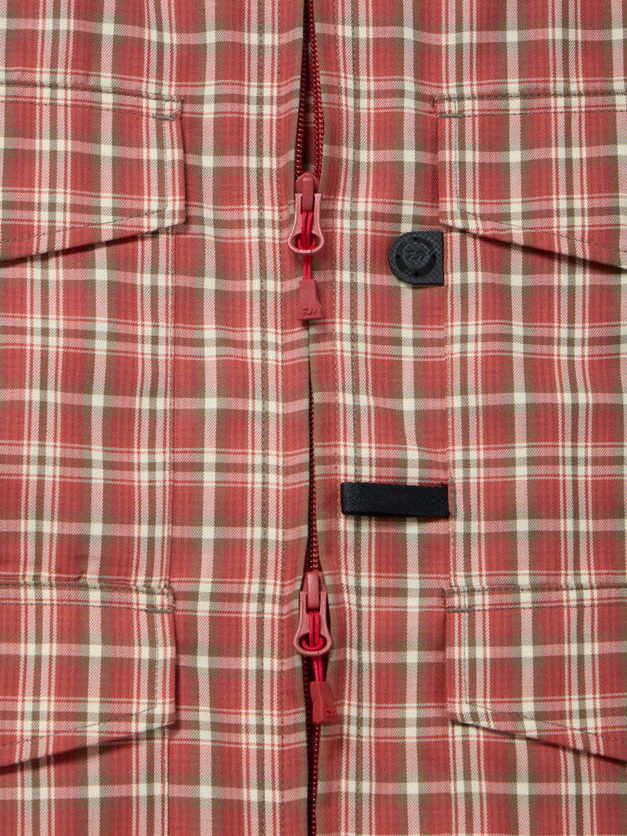 TECH ZIP ANGLER SHIRT L/S PLAIDS