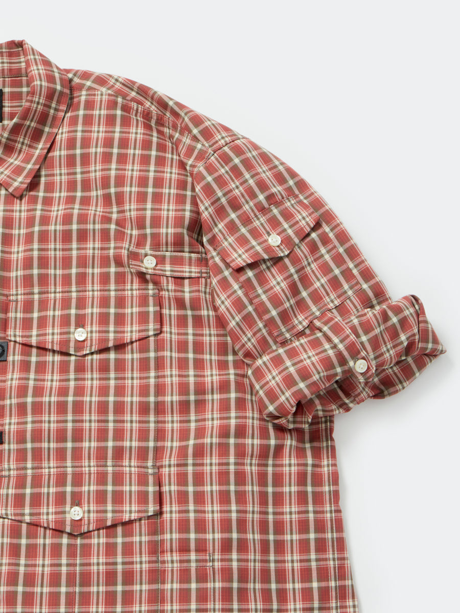 TECH ZIP ANGLER SHIRT L/S PLAIDS