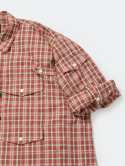 TECH ZIP ANGLER SHIRT L/S PLAIDS