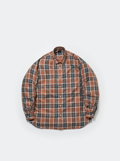 W's TECH REGULAR COLLAR SHIRTS L/S TARTAN PLAIDS