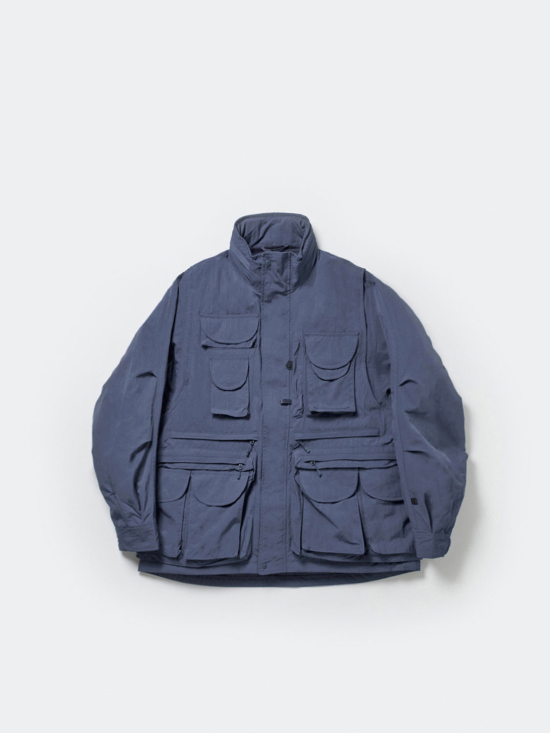 カラーはネイビーですDP39 22AW tech perfect fishing jacket