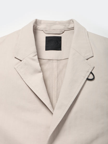 TECH LOOSE 2B JACKET HERRINGBONE