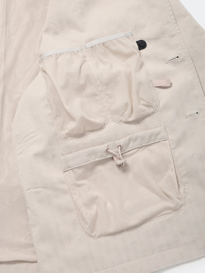 TECH LOOSE 2B JACKET HERRINGBONE