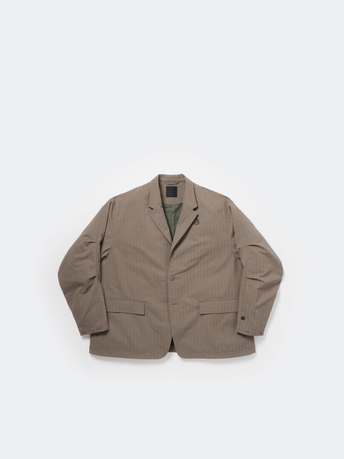 TECH LOOSE 2B JACKET HERRINGBONE