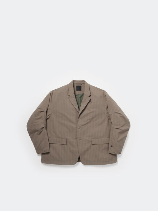 TECH LOOSE 2B JACKET HERRINGBONE