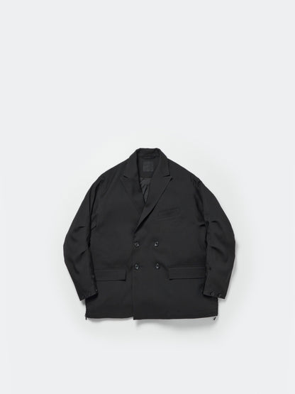 W's TECH DOUBLE-BREASTED JACKET POLYSERGE