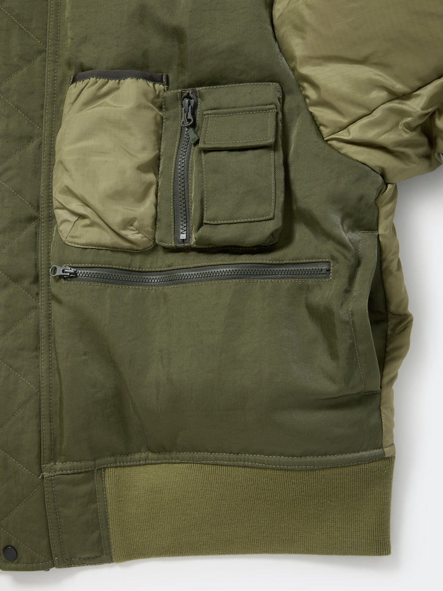 W's TECH REVERSIBLE MA-1 DOWN JACKET