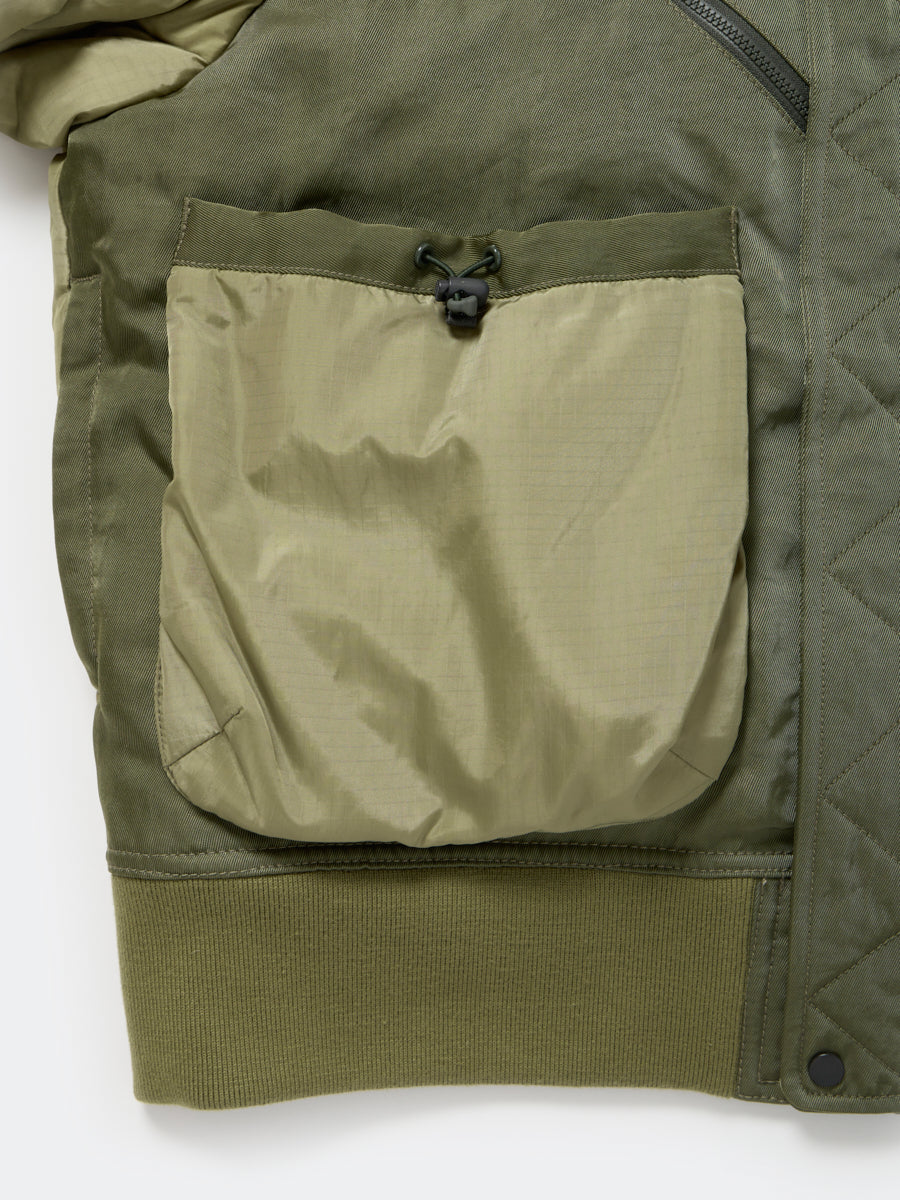TECH REVERSIBLE MA-1 DOWN JACKET