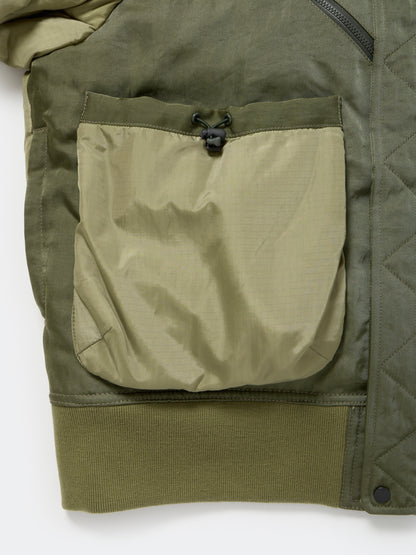 TECH REVERSIBLE MA-1 DOWN JACKET